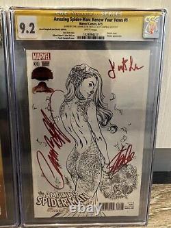 Amazing Spider-Man Renew Your Vows 1 CGC Campbell Stan Lee Joanie Lee
