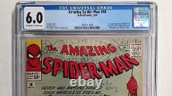 Amazing Spider-man #10 Cgc 6.01964 Marvel1st App Of Big Manstan Leeditko