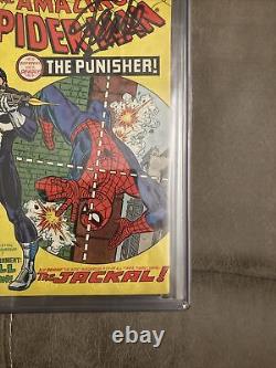 Amazing Spider-man #129 1ST PUNISHER Signed Stan Lee CGC SS 7.5