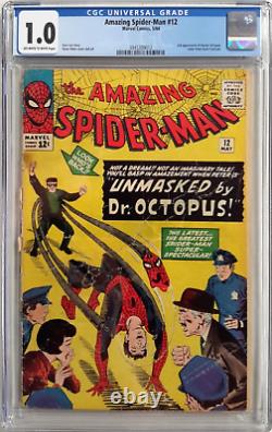 Amazing Spider-man #12 Cgc 1.01964 Marvel3rd App Dr Octopusstan Leeditko