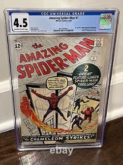 Amazing Spider-man 1 CGC 4.5 MARVEL 1963 1st J Jonah Jameson 4018769001