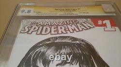 Amazing Spider-man#1 Cgc 9.8 Ss Stan Leesign & Sketch Neal Adams Mary Jane 59