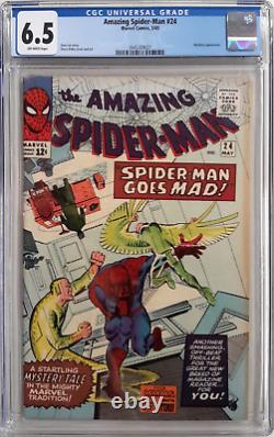 Amazing Spider-man #24 Cgc 6.51965 Marvel Comicmysterio Appstan Leeditko