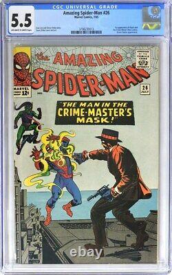 Amazing Spider-man 26 Cgc 5.5 Stan Lee Steve Ditko 1965