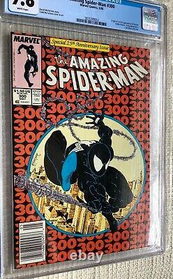 Amazing Spider-man # 300 CGC 9.8 Stan Lee, Todd Mcfarlane 1st Venom, Newsstand
