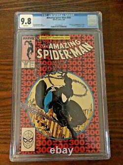 Amazing Spider-man # 300 CGC 9.8 WP Stan Lee, Todd Mcfarlane 1st Venom Super Key
