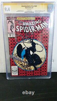 Amazing Spider-man #300 Cgc 9.4 Ss Signed Stan Lee 1st Full Venom Eddie Brock