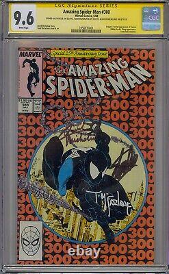 Amazing Spider-man #300 Cgc 9.6 Ss Signed 3x Stan Lee Todd Mcfarlane 1st Venom