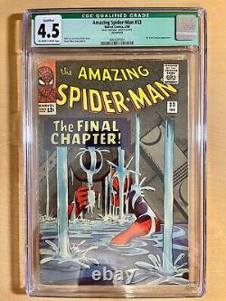 Amazing Spider-man #33 (cgc Qualified 4.5) Steve Ditko Iconic Cover