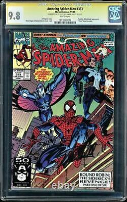 Amazing Spider-man #353 Cgc 9.8 Ss 2x Stan Lee & Mark Bagley Cgc #1813200012