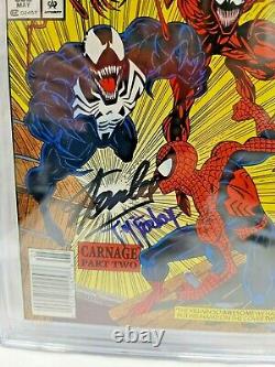Amazing Spider-man #362 Cgc 9.8 2x Signed By Stan Lee & T Mcfarlane! Newsstand