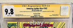 Amazing Spider-man #362 Cgc 9.8 Newsstand 3x Signed Stan Lee/mcfarlane/bagley