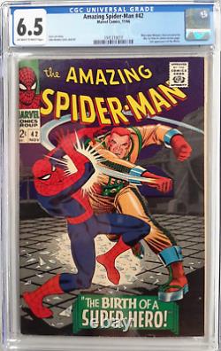 Amazing Spider-man #42 Cgc 6.51966 Marvel1st App Mary Janestan Leeromita