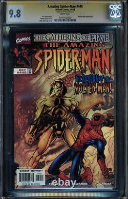 Amazing Spider-man #440 Cgc 9.8 Ss Stan Lee Signed Molten Man #1197102029