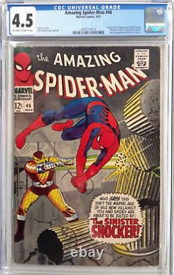 Amazing Spider-man #46 Cgc 4.51967, Marvel1st App. Shockerstan Leeromita