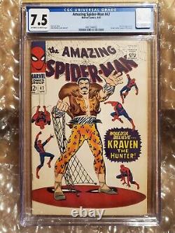 Amazing Spider-man 47 CGC 7.5 Kraven The Hunter Appearing in Sony/MCU movie