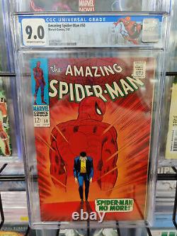 Amazing Spider-man #50 (1967) Cgc Grade 9.0 1st Appearance Of Kingpin Fisk