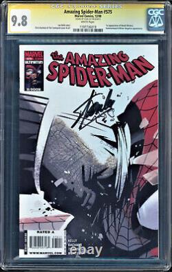 Amazing Spider-man #575 Cgc 9.8 Ss Stan Lee Signed Highest Graded #1197736019