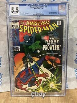 Amazing Spider-man #78 Cgc 5.5 1969 Marvel1st App Of The Prowlerstan Lee
