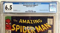 Amazing Spider-man #7 Cgc 6.51963 Marvel2nd App. Of Vulturestan Leeditko