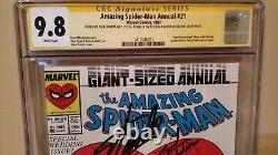 Amazing Spider-man Annual 21 Cgc 9.8 3x Ss Stan Lee Romita Michelinienewsstand