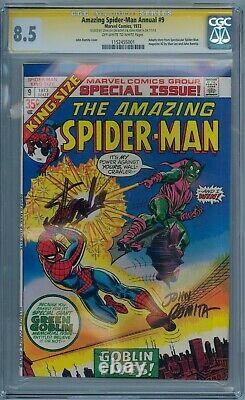 Amazing Spider-man Annual 9 Cgc 8.5 Signature Series Signed Stan Lee John Romita