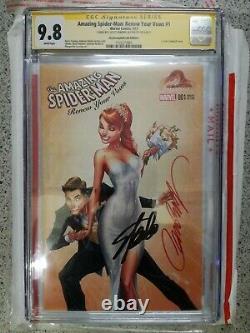 Amazing Spider-man Renew Your Vows #1 Campbell Variant C Cgc Ss 9.8 Sig Stan Lee