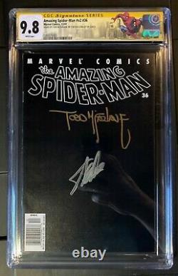 Amazing Spider-man V2 #36 CGC 9.8 SS Stan Lee and Todd Mcfarlane NewsStand RARE