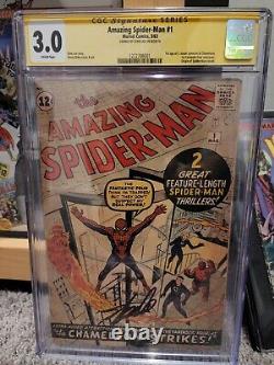 Amazing Spiderman #1 CGC 3.0 SIG Series Stan Lee, Marvel Comics