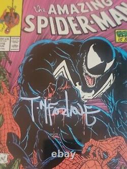 Amazing Spiderman 316 (Marvel, 1989) Venom 2nd KEY CGC SS 9.4 SIGNED McFarlane
