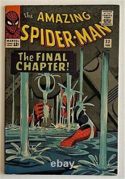 Amazing Spiderman #33, Feb, 1966, Classic Cover & Iconic Story! CGC 7.0