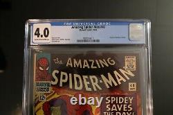 Amazing Spiderman #40 CGC 4.0 Stan Lee John Romita Sr Origin of the Green Goblin