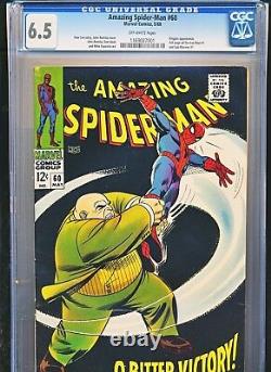 Amazing Spiderman 60 CGC 6.5 Stan Lee Story Spider-man