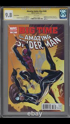 Amazing Spiderman 648 Cgc 9.8 Campbell Color Variant Signed Stan Lee & Campbell