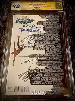 Amazing Spiderman #700 7x Signed Stan Lee, Romita, Rubinstein, Mcfarlane, Bagley