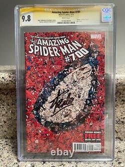 Amazing Spiderman #700 (Signed by Stan Lee) CGC 9.8 Death of Peter Parker