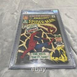 Amazing Spiderman Annual 4 Comic CGC 5.5 Marvel 1967 Stan Lee Silver Age
