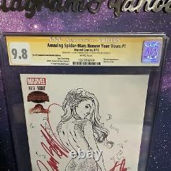 Amazing Spiderman Renew Your Vows #1 CGC 9.8 SS Campbell STAN LEE Marvel Comics