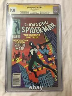 Amazing spider-Man #252 CGC 9.0 Signed by Stan Lee