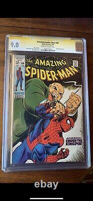 Amazing spiderman 69 Cgc 9.0 Ss Stan Lee