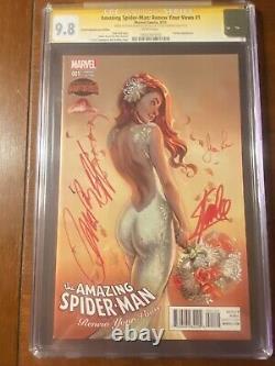 Asm Renew Your Vows #1 8/15 Cgc 9.8. Com Variant Ss Stan Lee & Joanie Lee