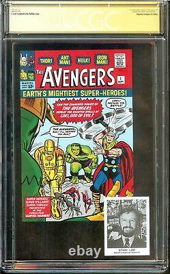 Avengers #1 CGC 9.8 SDCC Campbell Cover Signed by Stan Lee Marvel 2013 RARE