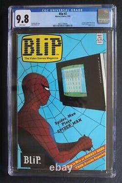 BLIP #2 Marvel Donkey Kong 1983 Spider-Man G. Goblin Stan Lee TRON Pacman CGC 9.8