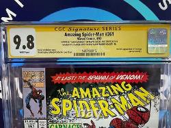 CGC 9.8 Amazing Spider-Man #361 signed Stan Lee, David Michelini & Mark Bagley