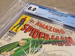 Cgc 8.0 Amazing Spider-man #64! 1968! Classic Romita Vulture Cover! Stan Lee