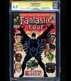 Fantastic Four #46 CGC 6.5 SS STAN LEE JOE SINNOTT 1st Ful Black Bolt ILLUMINATI