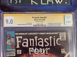 Fantastic Four #53 2nd BLACK PANTHER 1st Klaw 9.0 CGC SS Stan Lee Marvel Comic