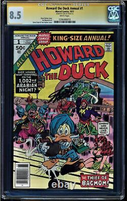 Howard The Duck Annual #1 Cgc 8.5 Ss Stan Lee Signed Cgc #1206488010