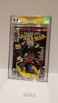 Lot CGC 9.2 Amazing Spider-Man 195 194 SS Signed by STAN LEE 1st & 2nd Black Cat