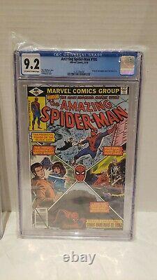 Lot CGC 9.2 Amazing Spider-Man 195 194 SS Signed by STAN LEE 1st & 2nd Black Cat